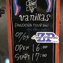 go! go! vanillas PANDORA TOUR 2021 〜Mr. & Mrs. HOPE〜 Zepp Haneda 2021.7.3